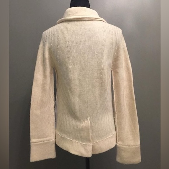 Marc by Marc Jacobs White 100% Wool Knit Cardigan XS - Picture 5 of 5